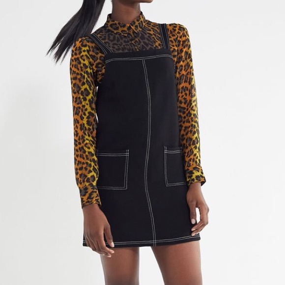 Urban Outfitters Contrast Stitch Mini Dress - Picture 2 of 6